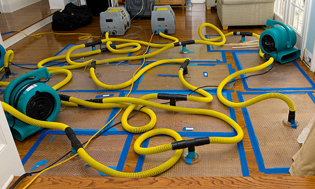 Professional Crawl Space Water Removal technician working in Midfield, TX